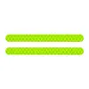 2Pcs Car Reflective Stickers Warning Anti-collision Reflective Strips (Red)