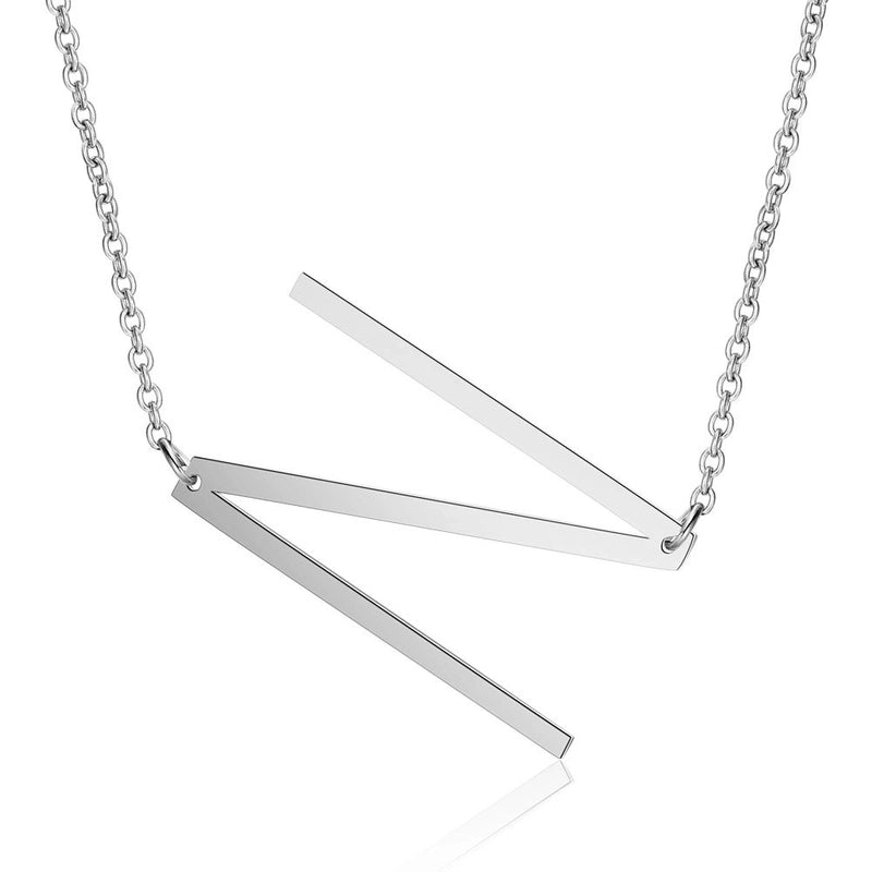 Stainless Steel Fashion Polishing Letter Necklace