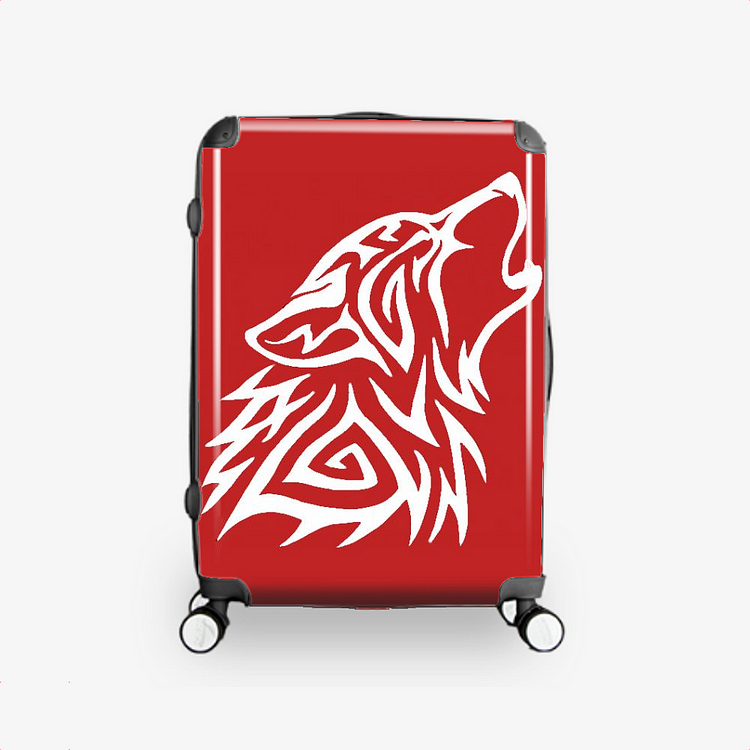 Tribal Wolf Roaring, Wolf Hardside Luggage