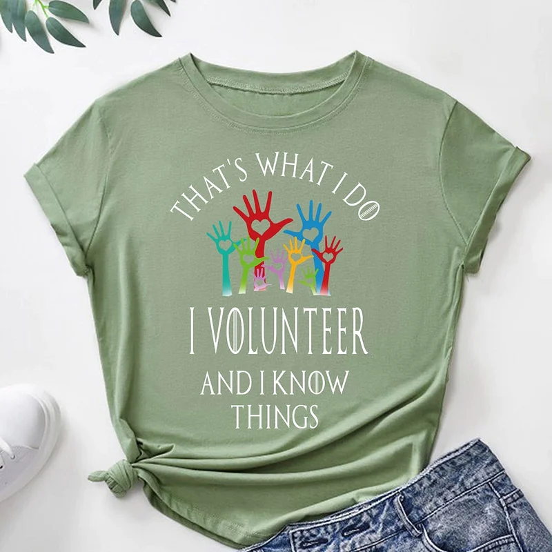 Funny volunteer cheap t shirts