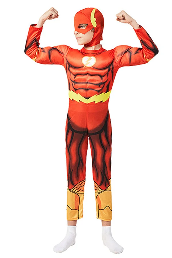Halloween Boys The Flash Costume-elleschic