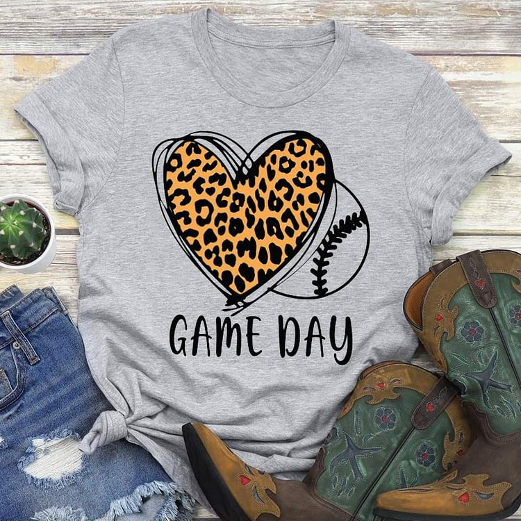 AL™ Baseball Leopard Love T-shirt Tee