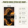 Jesus Halo Portrait-11CT Stamped Cross Stitch 40*70cm(Big Size) tapestrymarket