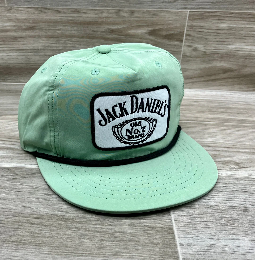 Jack Daniels on Retro Poly Rope Hat