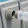 2Pcs Pool Fountain Adapter Set 1 Male 1 Female Ground Pool Fountain Adapters Non-Slip ABS Swimming Pools Equipment Pools Waterfall Connector For SummerWave & Funsicle