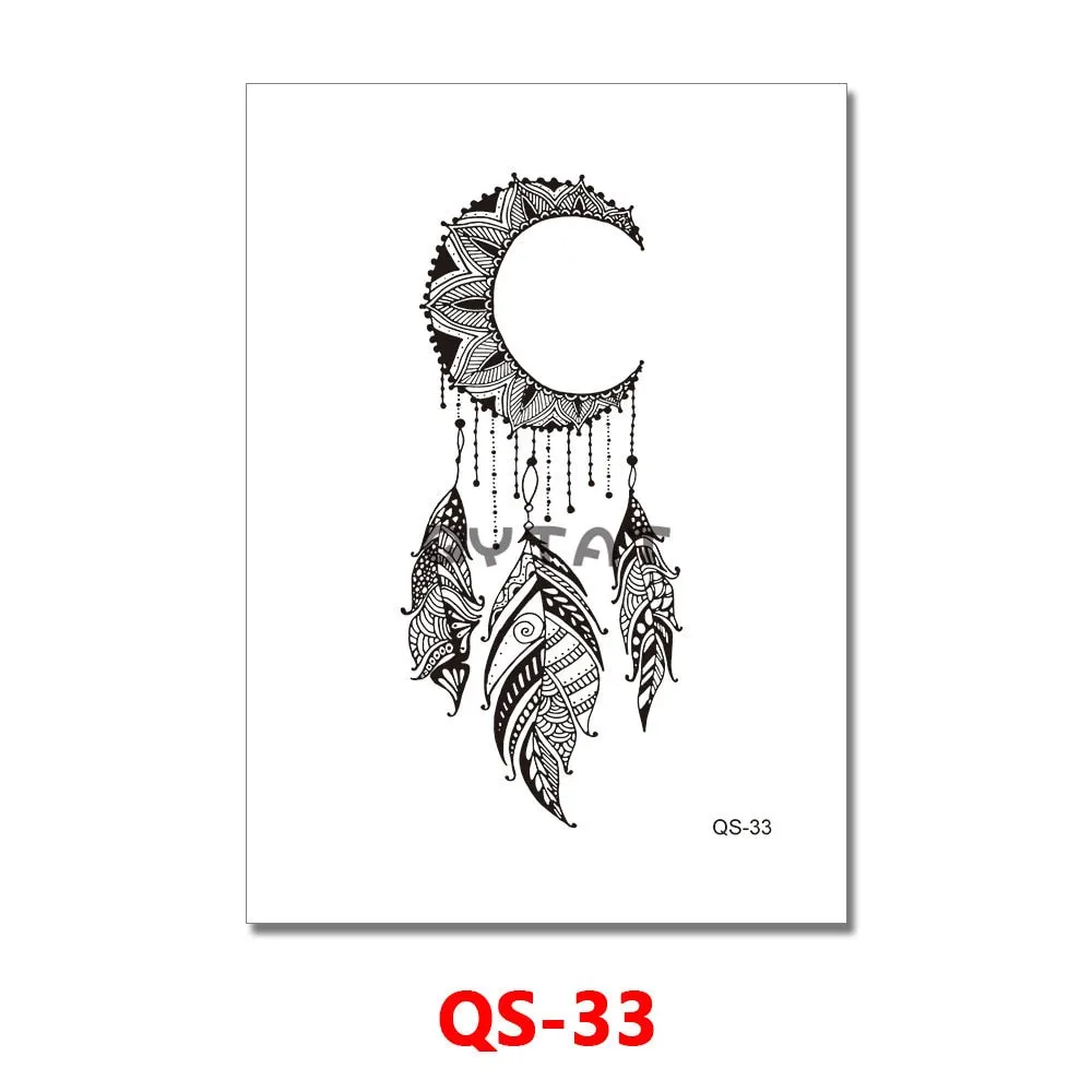 Waterproof Temporary Tattoo Femme Sticker Folower Rose Letter Fake Tatto Hand Back Tatoo Stickers Women Men Body Art Ogreish