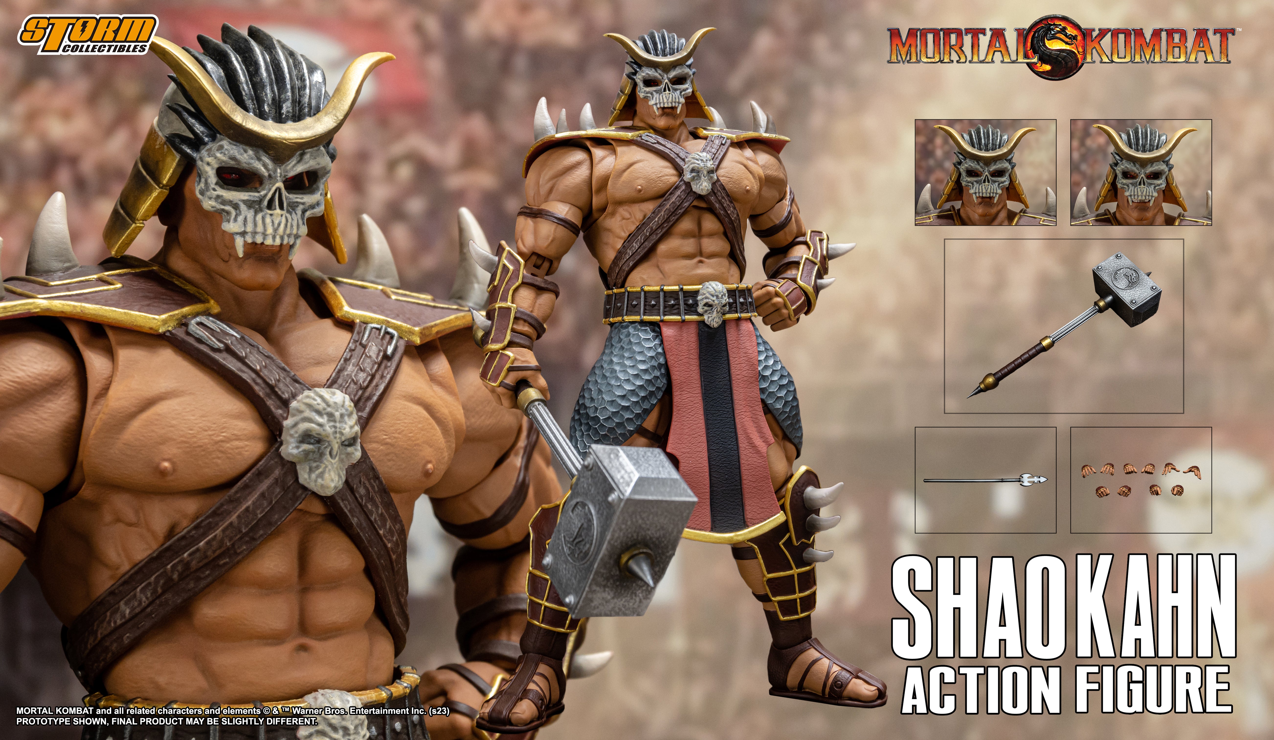 SHAO KAHN MORTAL KOMBAT ACTION FIGURE