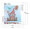 Gnom - speziell geformte Diamantmalerei - 30 * 30cm