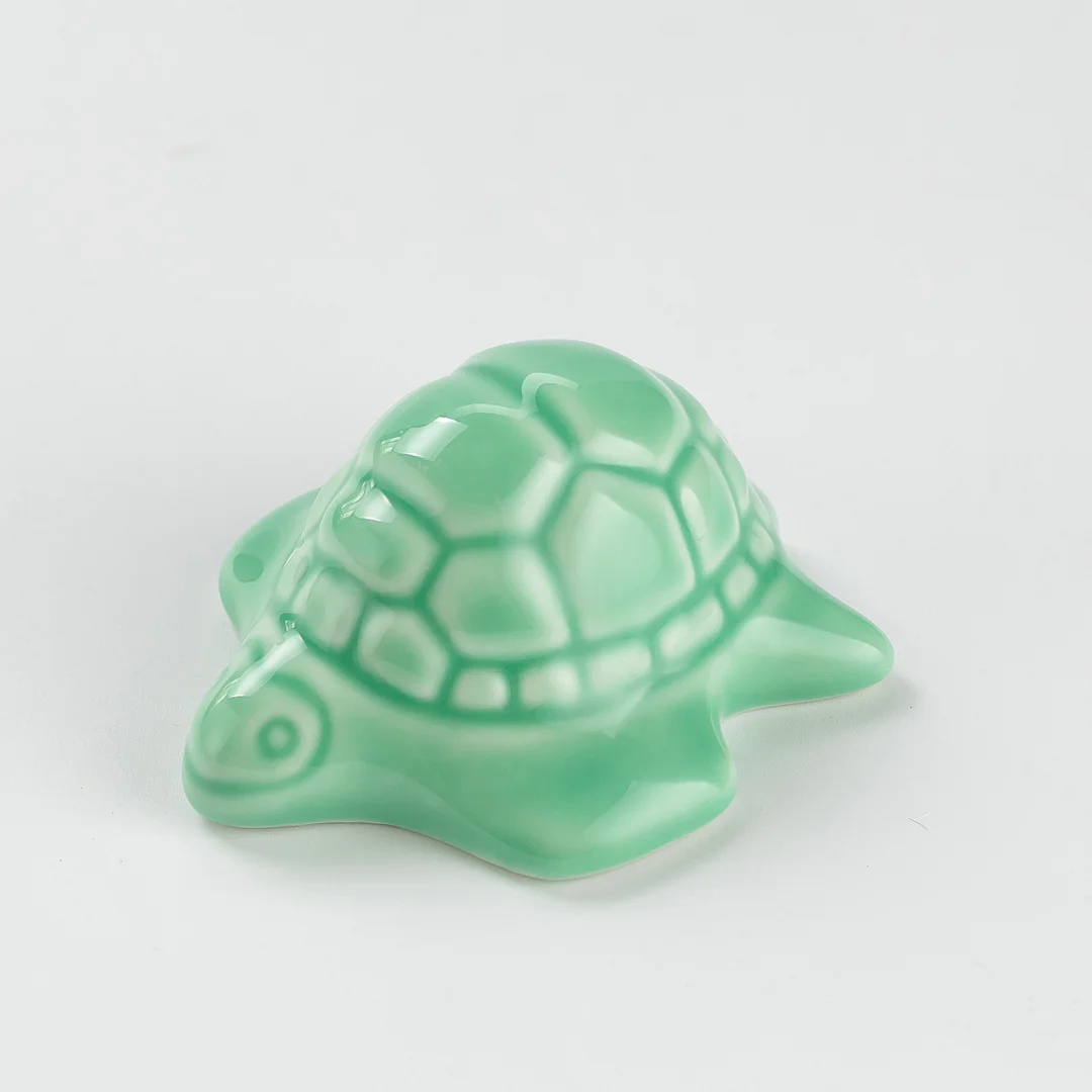 2 Cartoon Sea Turtle Porcelain Toilet Bolt Covers