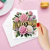 uk.everydayedeals 6Pcs DIY Diamond Painting Greeting Card - Flowers