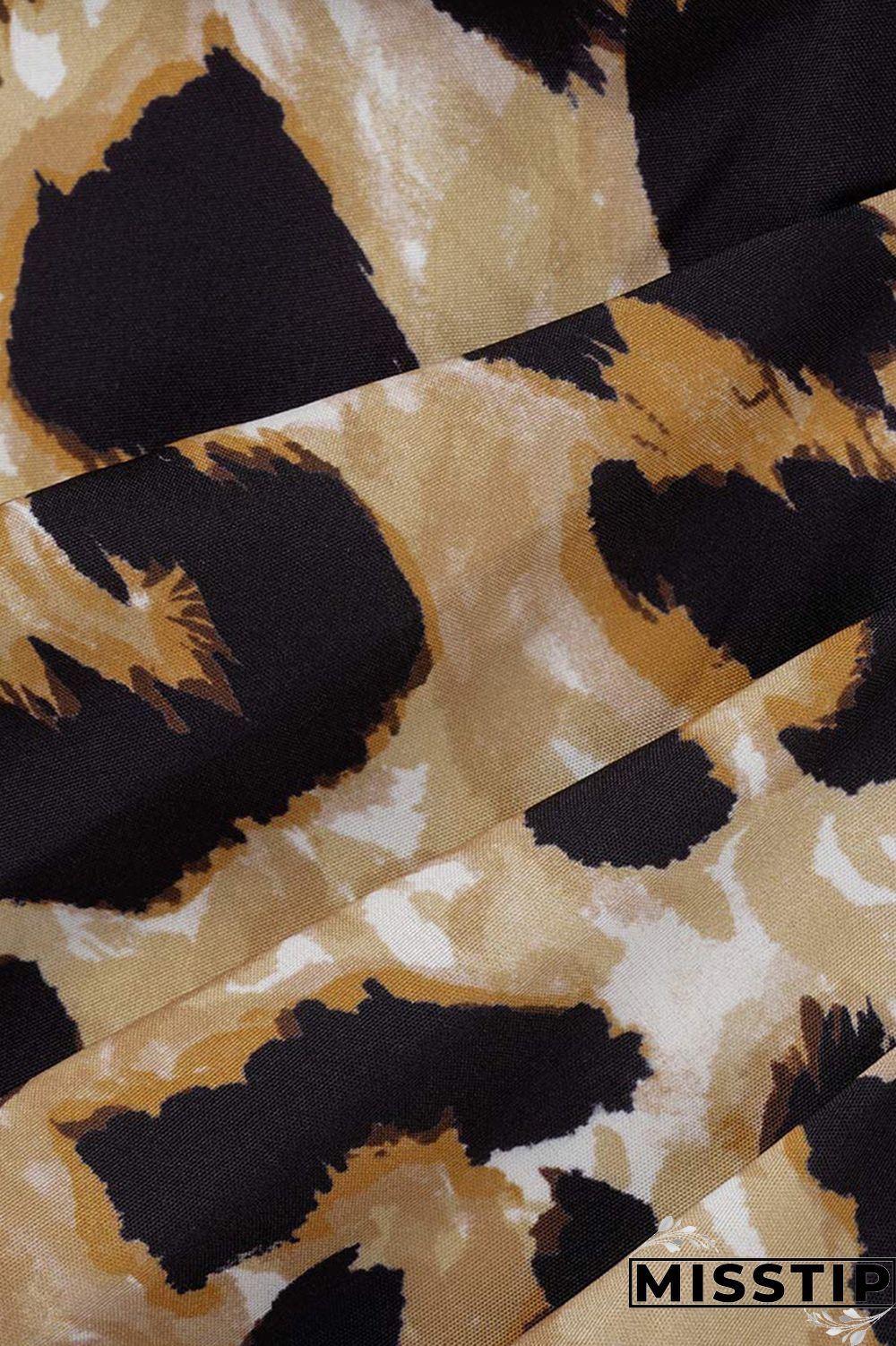 Blue Fashion Casual Print Patchwork Turndown Collar Shirt Dress