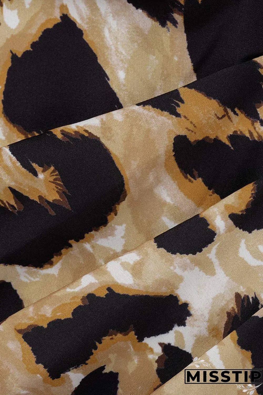 Blue Fashion Casual Print Patchwork Turndown Collar Shirt Dress