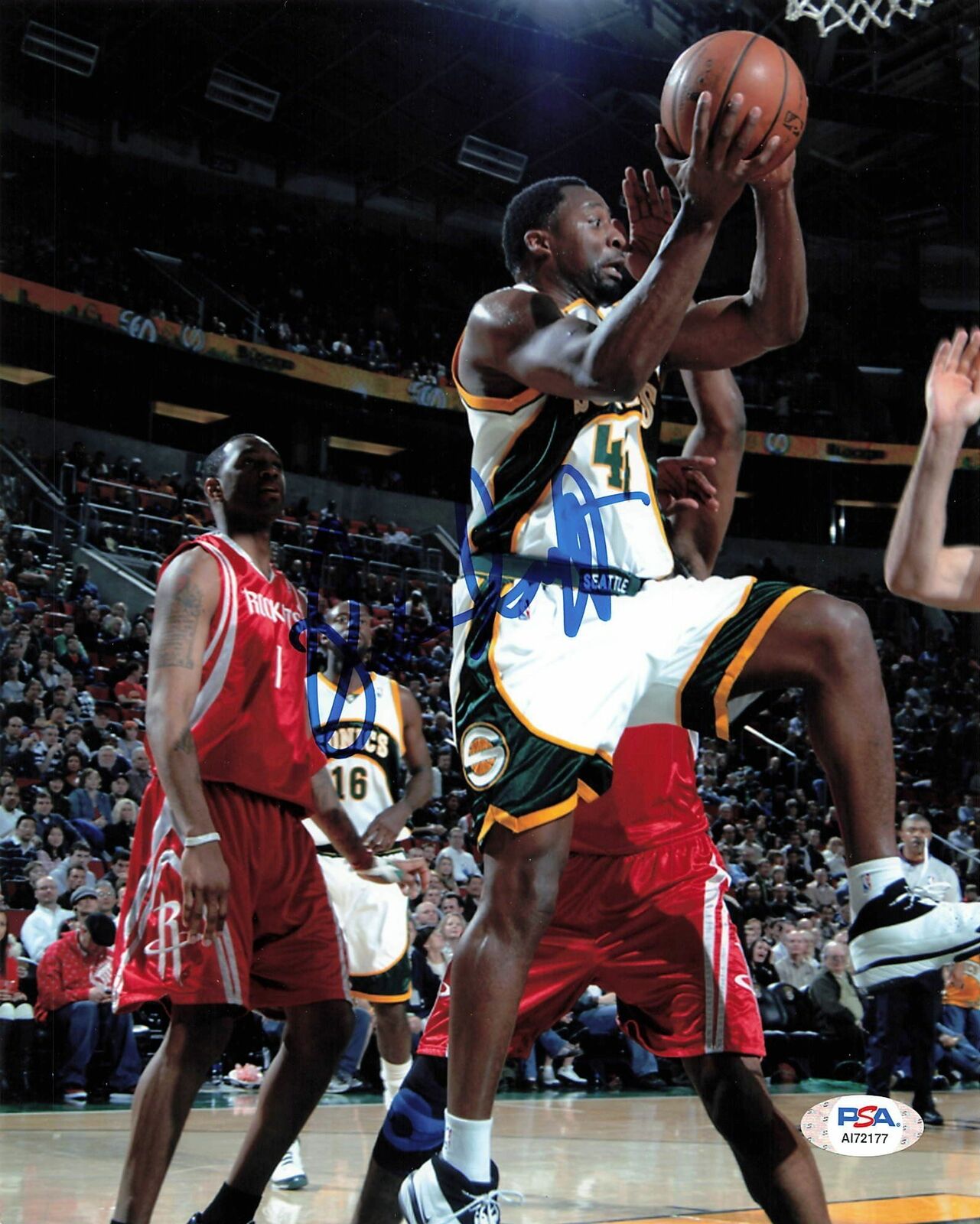 ADRIAN GRIFFIN signed 8x10 Photo Poster painting PSA/DNA Seattle SuperSonics Autographed