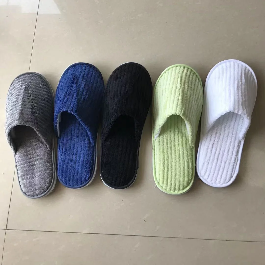 5 Pairs Winter Slippers Men Women  Hotel Disposable Slides Home Travel Sandals Hospitality Footwear One Size on Sale