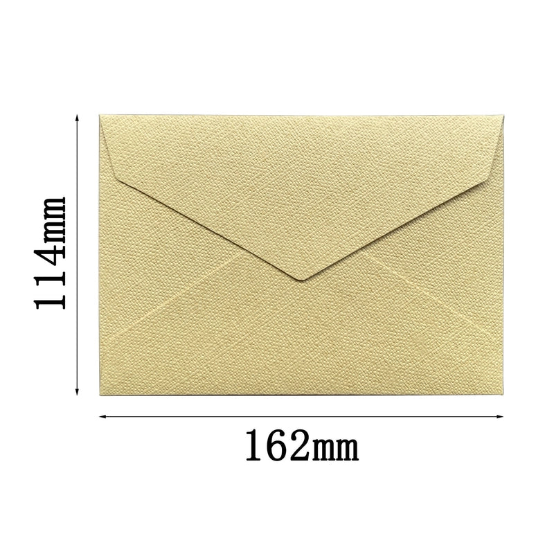 Vintage Linen Texture Envelope Paper Set Special Paper For Letters Invitations Postcards Wax Seal Envelope