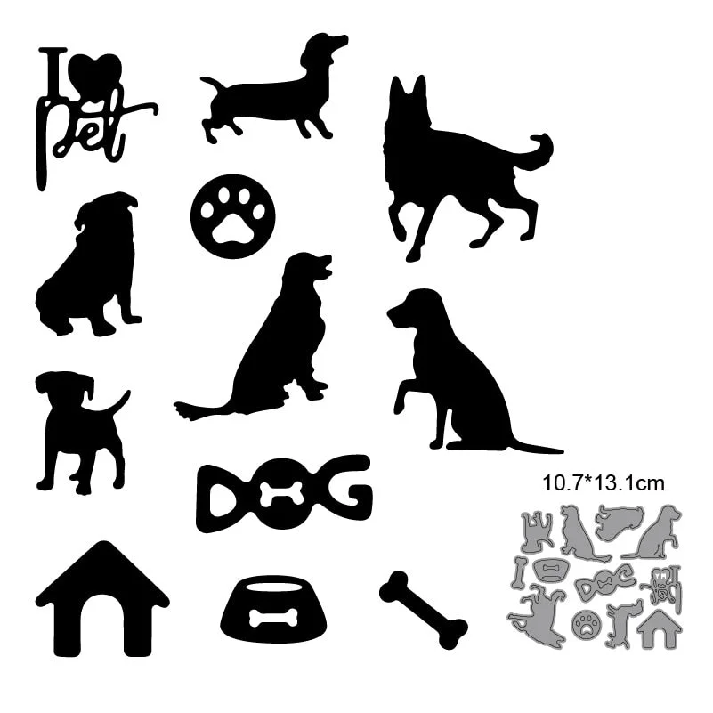 Craft Dies Metal Cutting Dies Cut Die Cat Catching Butterfly Scrapbooking Die Craft Paper Knife Mould Blade Punch Steencils Dies