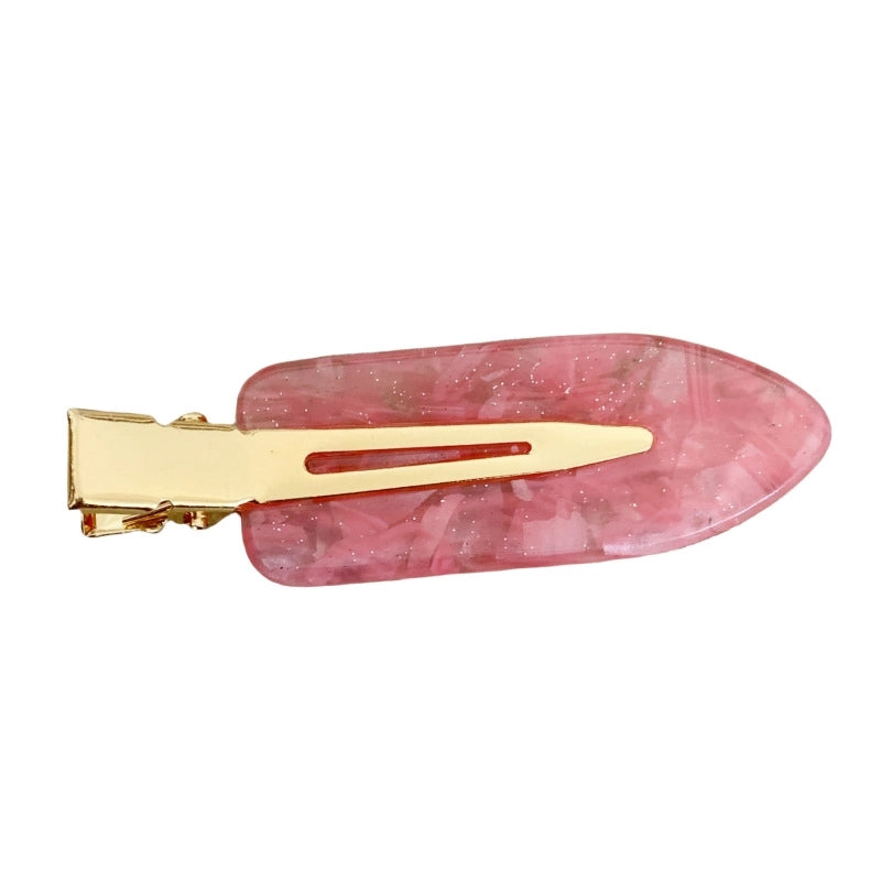 Women’s Elegant Minimalist Solid Color Acetic Acid Sheets Hair Clip