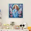 Glass Painting-Angel Madonna-14CT Counted Cross Stitch 40*40cm/15.75*15.75in tapestrymarket