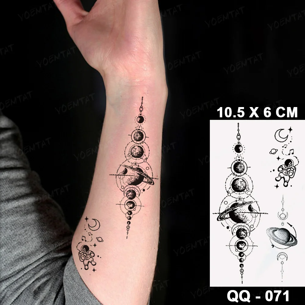 Sdrawing Plant Waterproof Temporary Tattoo Sticker Woman Girl Man Color Flower Flash Tatoo Ankle Body Art Transferable Fake Tatto