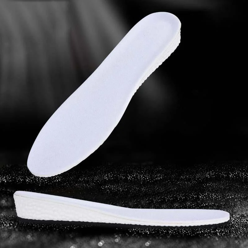 5 Pairs Inner Increased Insoles Sports Shock Absorption Increased Breathable Sweat-absorbent Deodorant Invisible Pad, Thickness:2.5cm