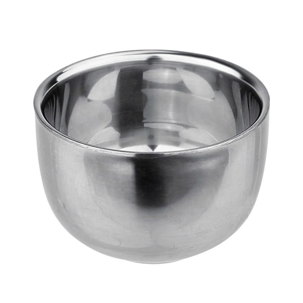 

Double Layer Soap Cup Heat Insulation Smooth Shaving Mug Bowl, Large 200ml, 501 Original