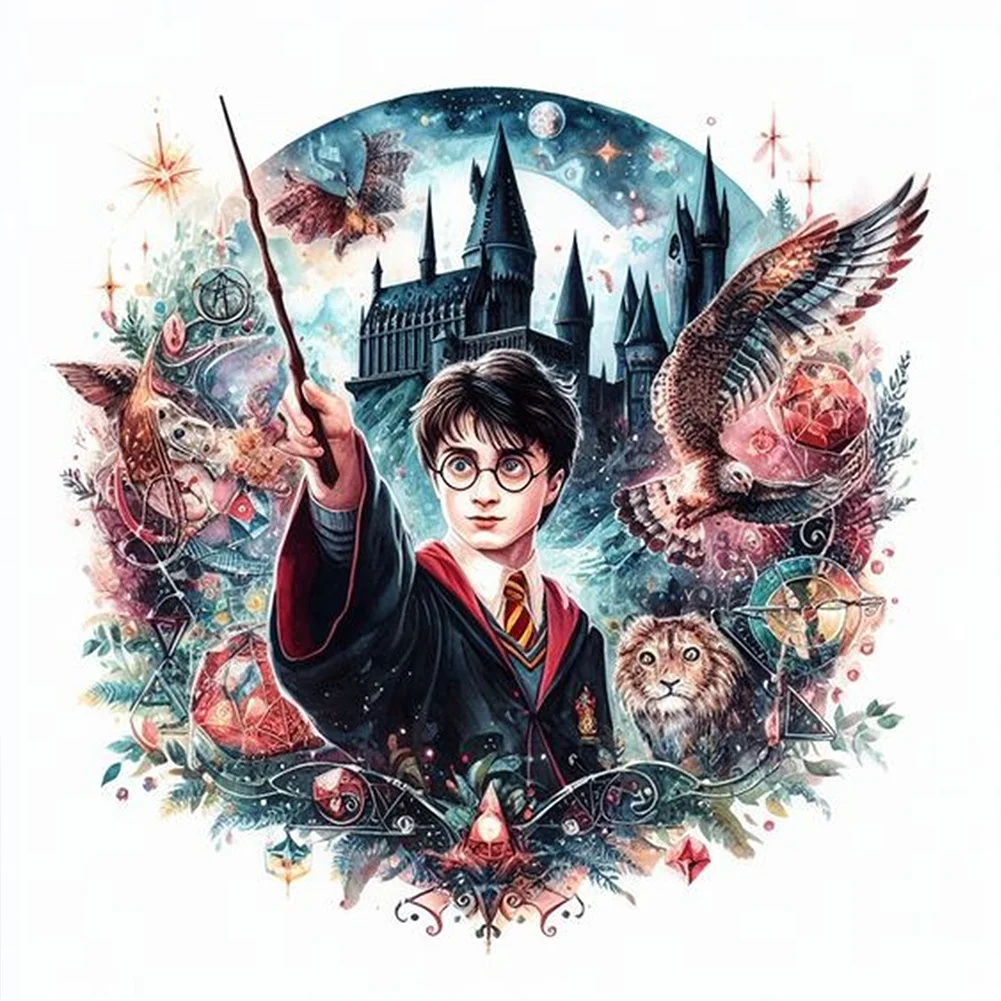 Harry Potter Characters - Full AB Round Drill Diamond Painting -  40*60CM(Picture)