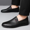 Breathable casual soft-soled non-slip leather shoes