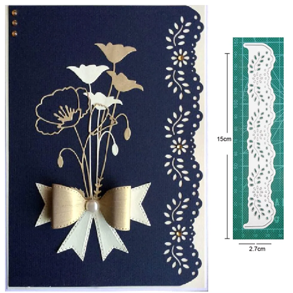 2021 New Dies Metal Cutting Dies Cut Die Mold Heart Stars Border Decoration Scrapbook Dies Knife Mould Blade Punch Stencils Dies