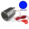 General LED Car Exhaust Pipe Carbon Fiber Texture Tail Throat Stainless Steel Modified Luminous Tube