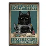 (Counted/Stamped) 11CT Black Cat-Cross Stitch 30*45cm/11.81*17.72in