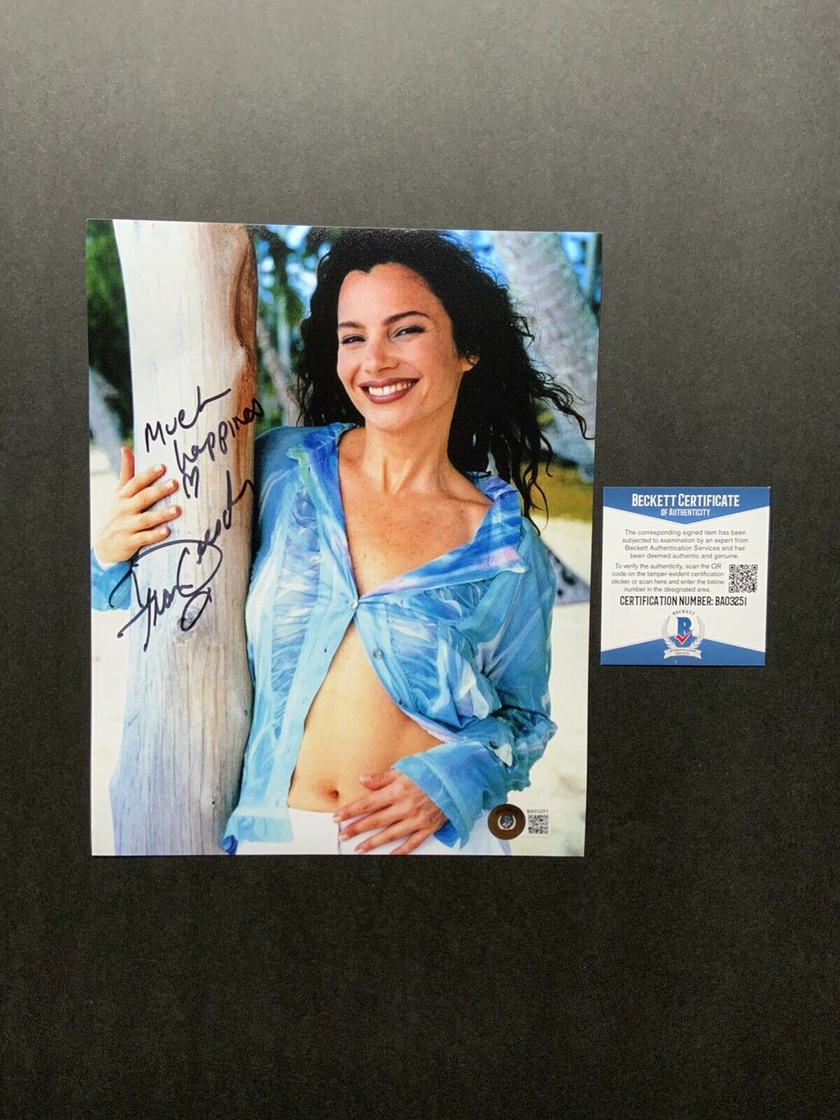 Fran Drescher Rare! signed autographed Classic Sexy 8x10 Photo Poster painting Beckett BAS Coa