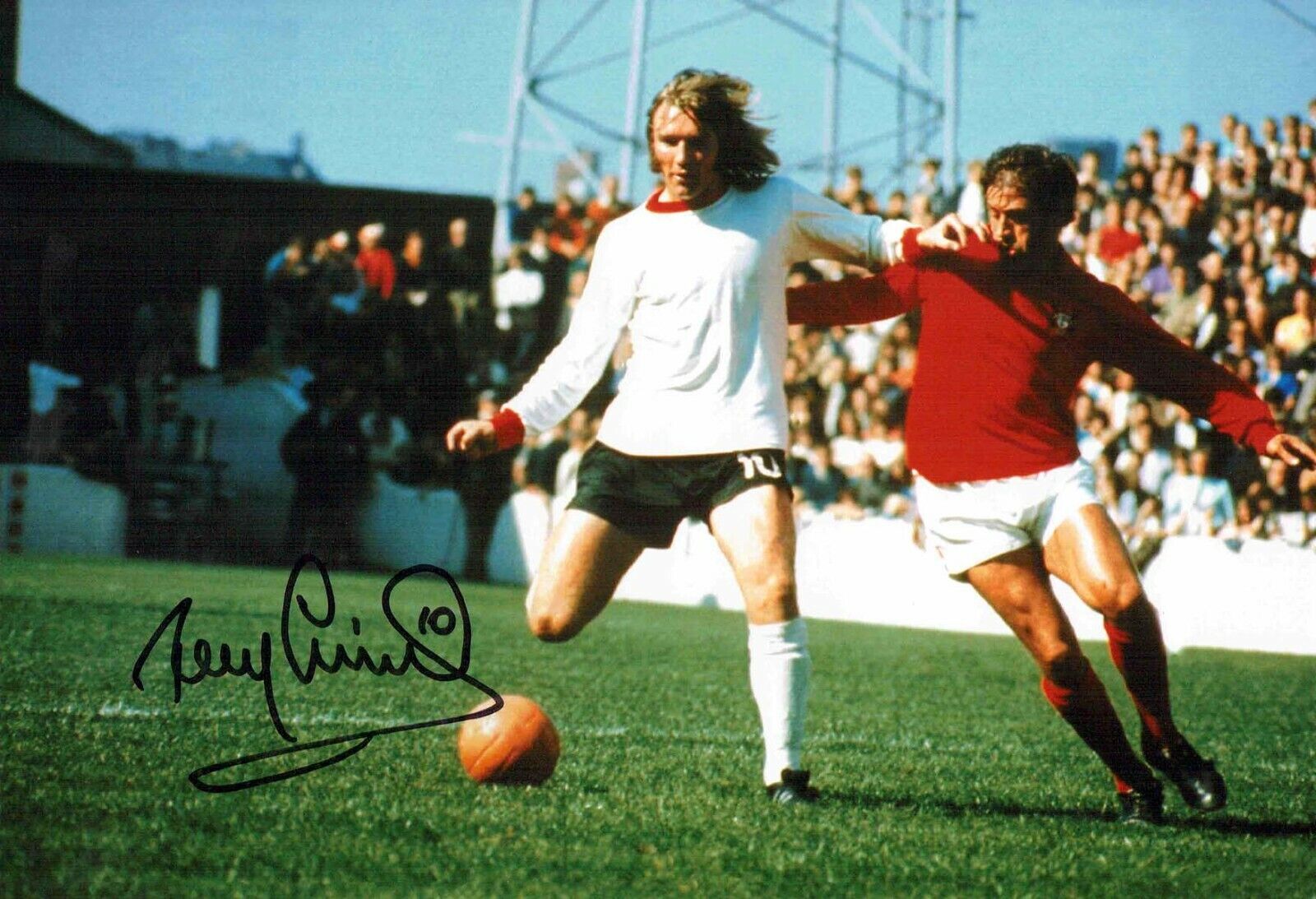 Tony CURRIE Signed 12x8 England Photo Poster painting 3 Private Signing AFTAL RD COA Sheff Utd