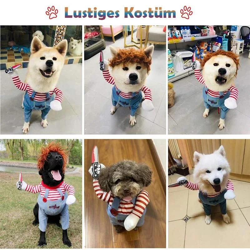 Meladen™ Haustier tödliche Puppe Hundekostüm
