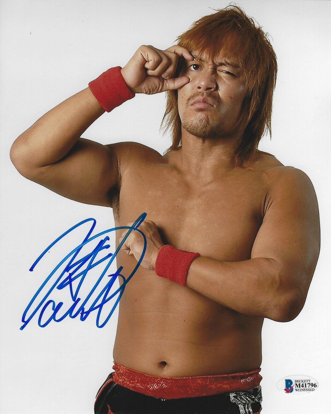 Tetsuya Naito Signed 8x10 Photo Poster painting BAS COA New Japan Pro Wrestling LIJ Autograph 96