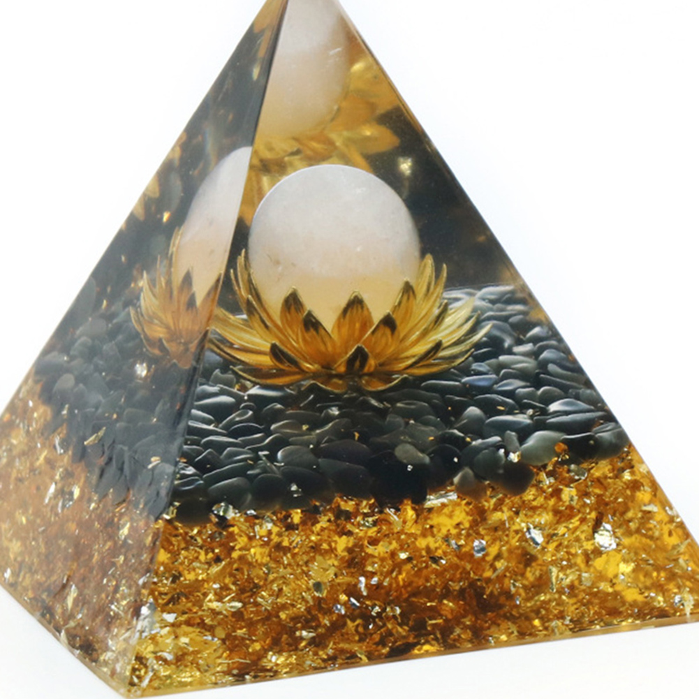 

5cm Natural Orgonite Pyramid Chakra, 501 Original