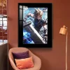 Holding Buster Sword Cloud Strife Decorative Painting - (FF7) Final Fantasy VII Decorative Painting - JuZi Studio
