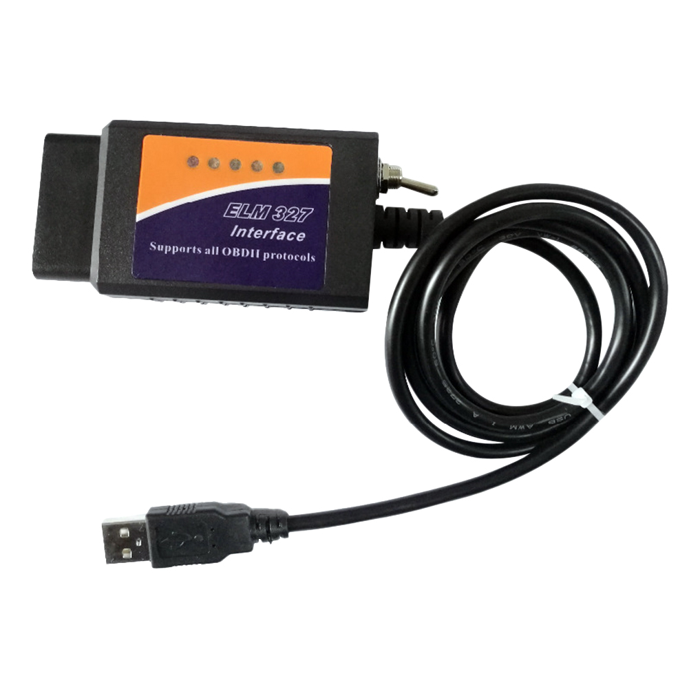 

HS/MS CAN ELM327 USB OBD2 Scanner Car Diagnostic Tool with Switch for Ford, 501 Original