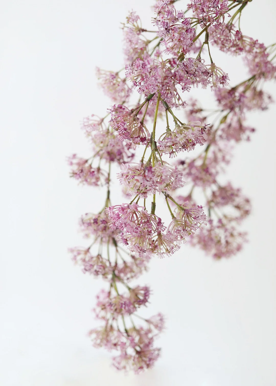 Purple Pink Laurel Hanging Flower Branch - 30"