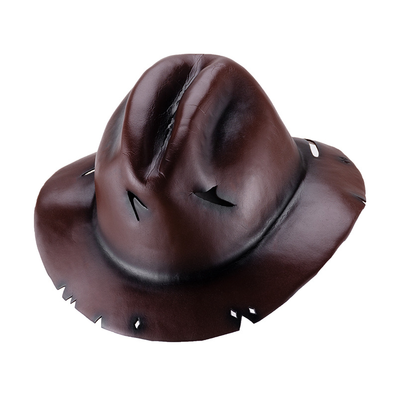 Brown Freddy Krueger Hat Halloween Prop Accessories