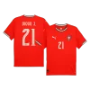 DIOGO J. #21 Portugal Home Soccer Jersey 2025