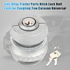 Universal Trailer Parts Hitch Lock Ball Lock for Coupling Tow Caravan Zinc