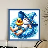 Swimming Gnome-18CT Stamped Cross Stitch 30*30cm/11.81*11.81in