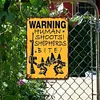 Warning - Metal Tin Signs(8*12Inch/12*16Inch)