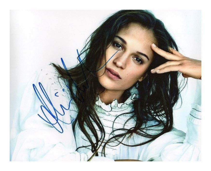 ALICIA VIKANDER AUTOGRAPHED SIGNED A4 PP POSTER Photo Poster painting PRINT 9