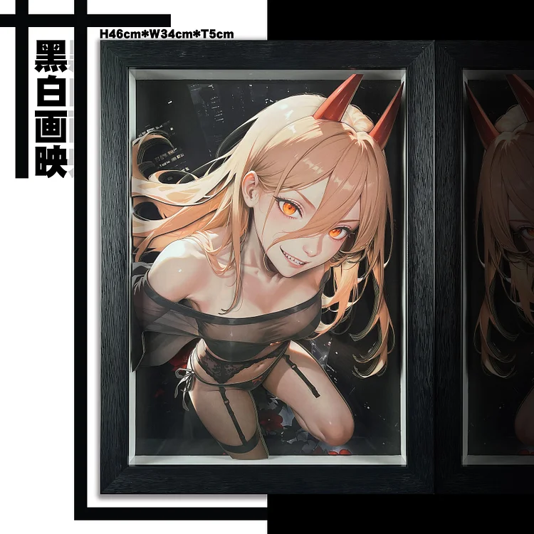 B&W Studio - Chainsaw Man power 3D Decorative Painting KKRD-008 Scene (Adult 18+)-