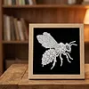 12Pcs DIY Pearl Painting Insect for Home Wall Decor(15x15cm)