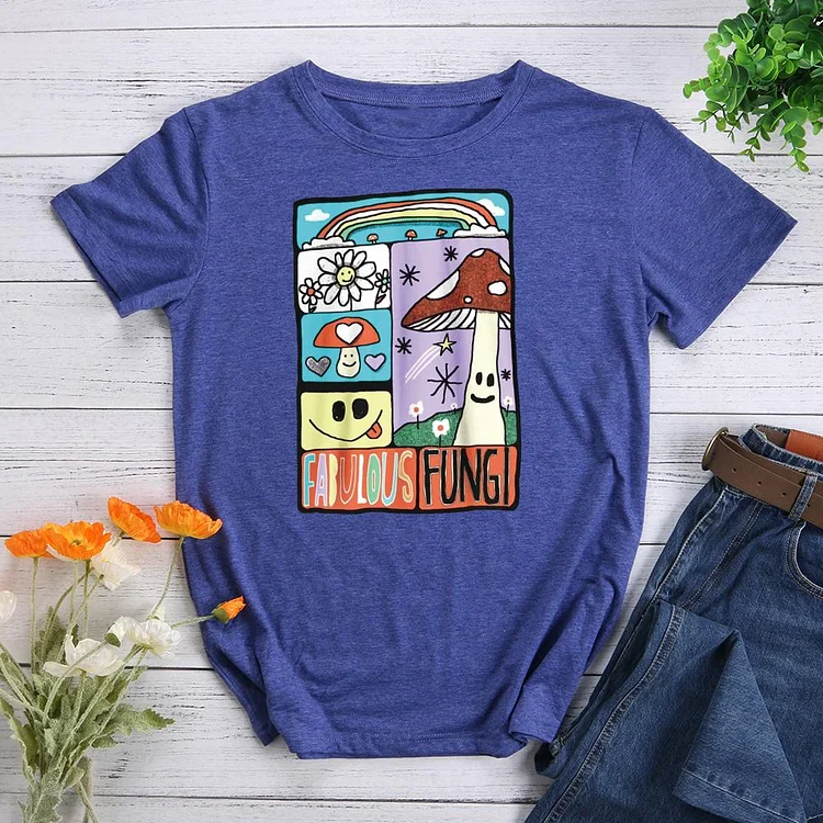 Fabulous Fungi Round Neck T-shirt