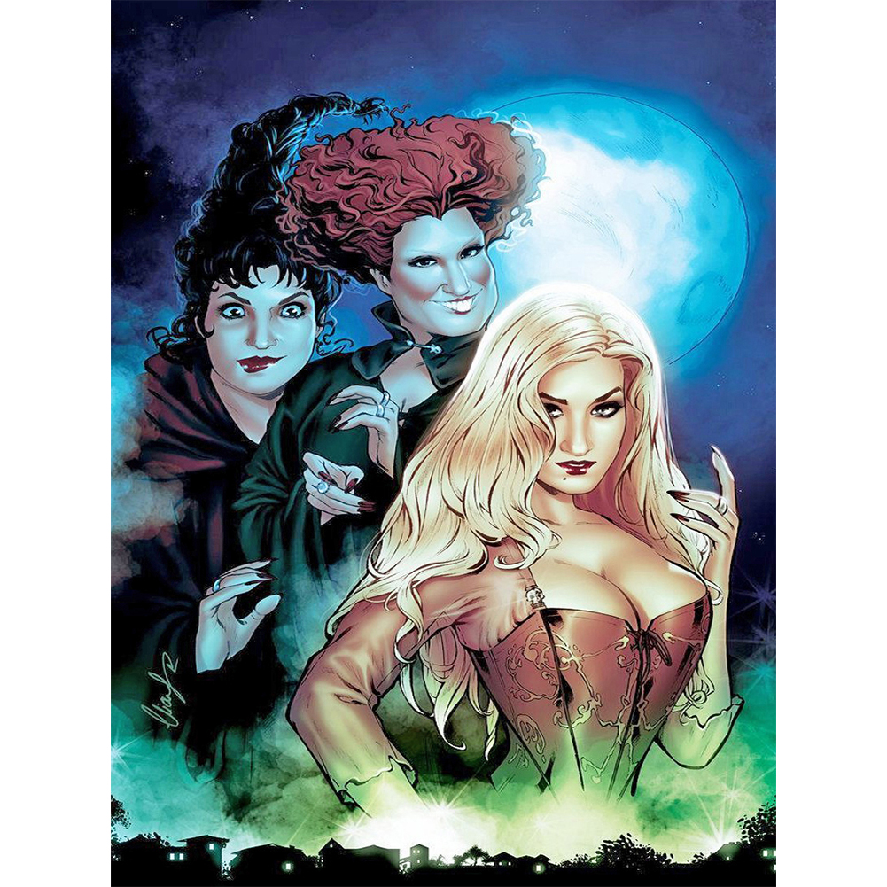 

Crazy Witch - Round Drill Diamond Painting - 30*40CM, 501 Original