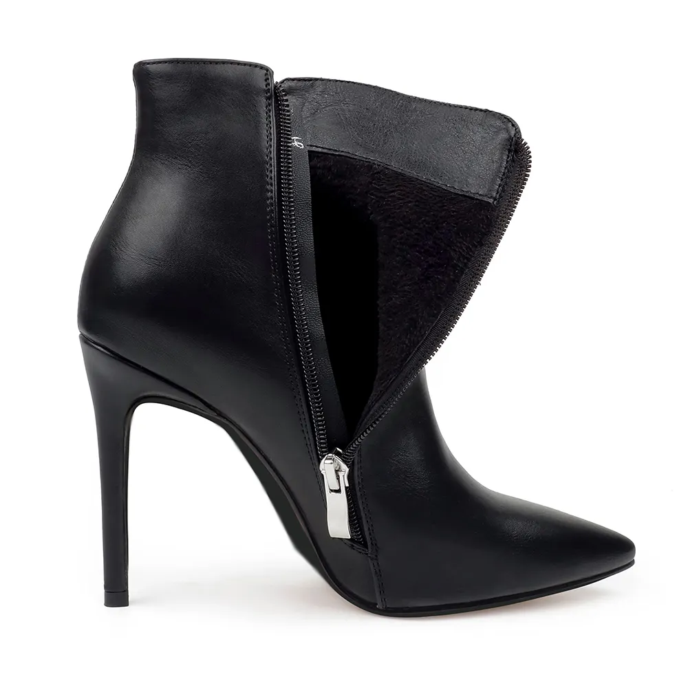 Boots Specials 100mm Women's High Heels Pointed Toe Zipper Boots-vocosishoes