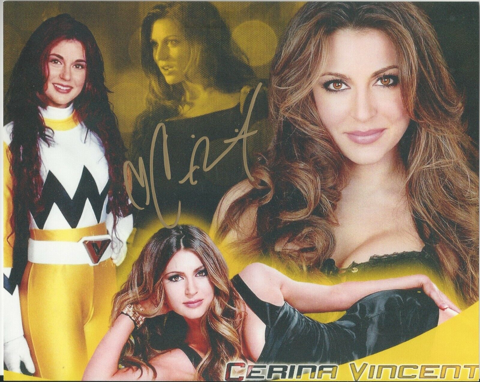 Cerina Vincent - Power Rangers signed Photo Poster painting